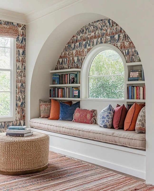 Alcôve avec coin lecture