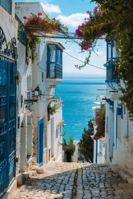 jolie rue de Sidi-Bou Saïd