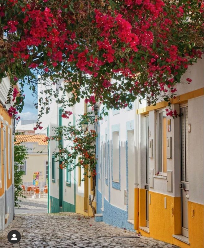 Jolie rue piétonne Faro