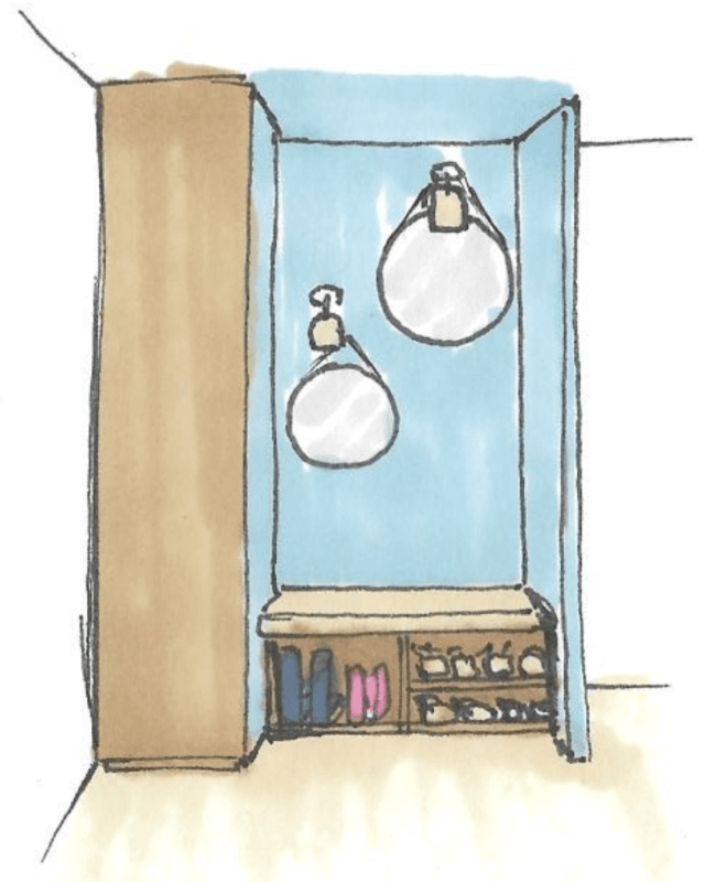 Croquis de visualisation d'intention